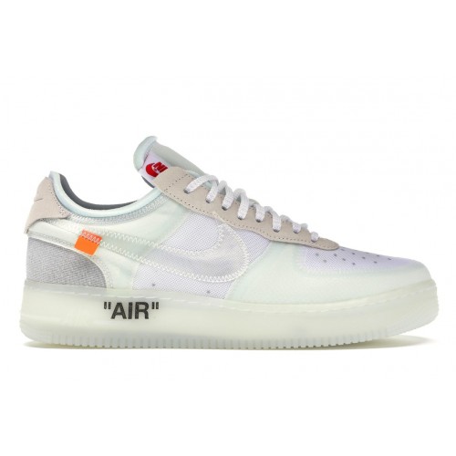 Кроссы Nike Air Force 1 Low Off-White - мужская сетка размеров