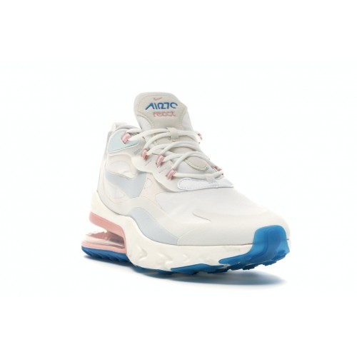 Кроссы Nike Air Max 270 React American Modern Summit White - мужская сетка размеров