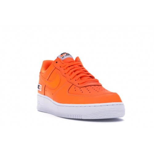 Кроссы Nike Air Force 1 Low Just Do It Pack Orange - мужская сетка размеров