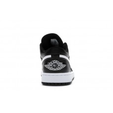 Женские Jordan 1 Low Black White (W)
