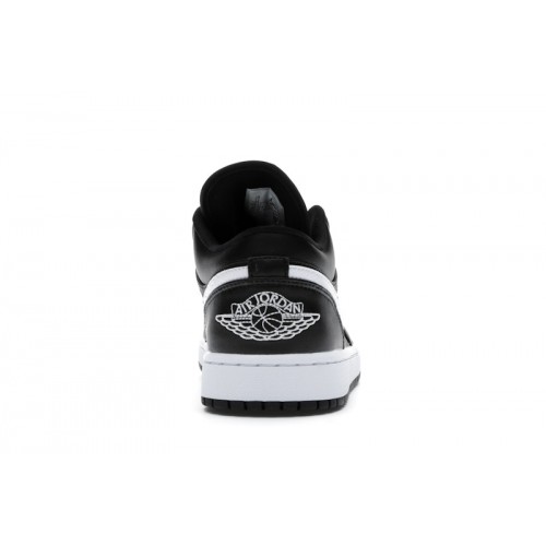 Кроссы Jordan 1 Low Black White (W) - женская сетка размеров