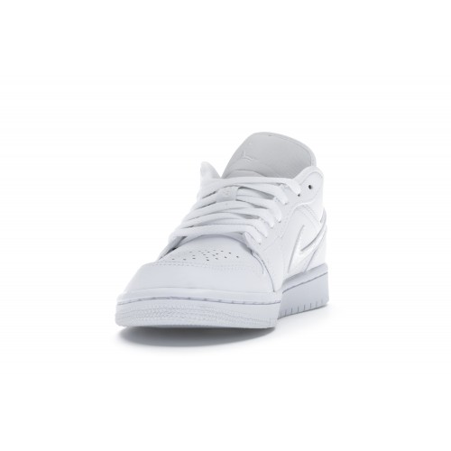 Кроссы Jordan 1 Low White (W) - женская сетка размеров