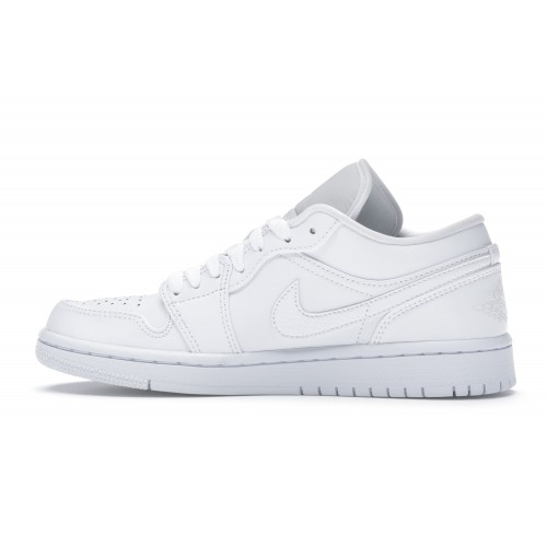 Кроссы Jordan 1 Low White (W) - женская сетка размеров