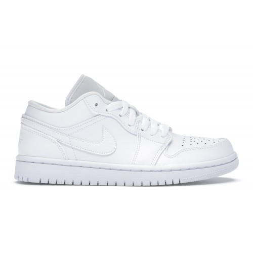 Кроссы Jordan 1 Low White (W) - женская сетка размеров