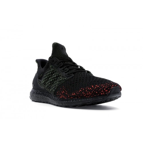 adidas Ultra Boost Clima Core Black Solar Red - мужская сетка размеров