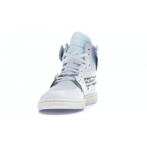 Off-White x Air Jordan 1 Retro High OG White 2018 - мужская сетка размеров