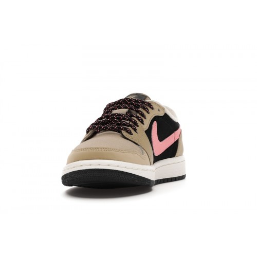 Wmns Air Jordan 1 Retro Low Fleece Parachute Beige - женская сетка размеров