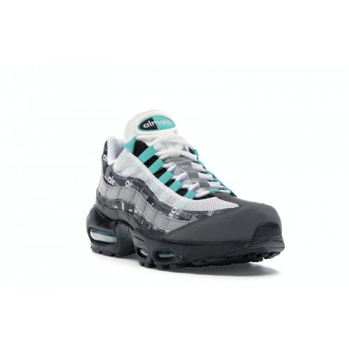 Кроссы Nike Air Max 95 atmos We Love Nike (Clear Jade) - мужская сетка размеров