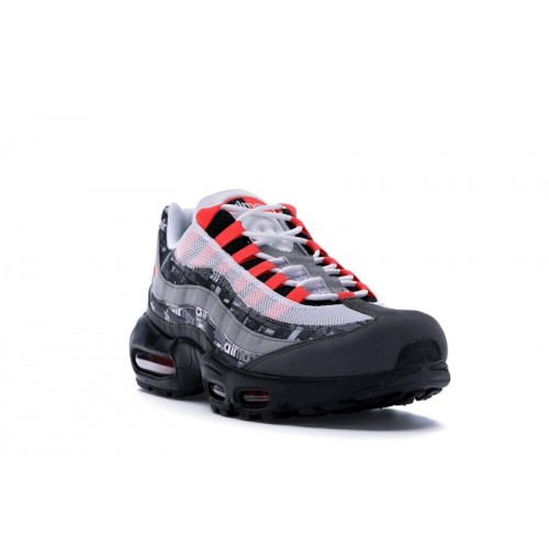 Кроссы Nike Air Max 95 atmos We Love Nike (Bright Crimson) - мужская сетка размеров