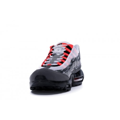 Кроссы Nike Air Max 95 atmos We Love Nike (Bright Crimson) - мужская сетка размеров