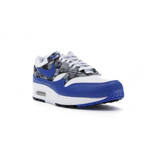 Кроссы Nike Air Max 1 Atmos We Love Nike (Game Royal) - мужская сетка размеров