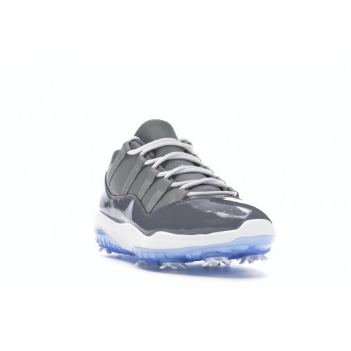 Кроссы Jordan 11 Retro Low Golf Cool Grey - мужская сетка размеров