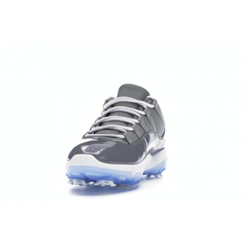 Кроссы Jordan 11 Retro Low Golf Cool Grey - мужская сетка размеров