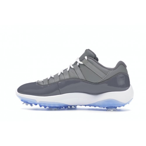 Кроссы Jordan 11 Retro Low Golf Cool Grey - мужская сетка размеров