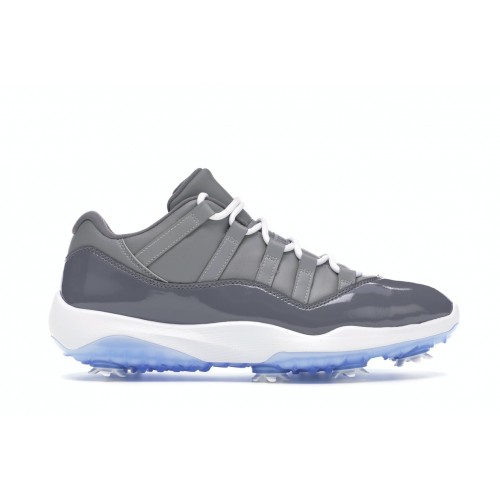 Кроссы Jordan 11 Retro Low Golf Cool Grey - мужская сетка размеров