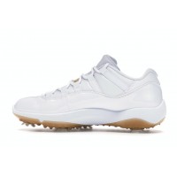 Кроссовки Jordan 11 Retro Low Golf White Metallic Gold