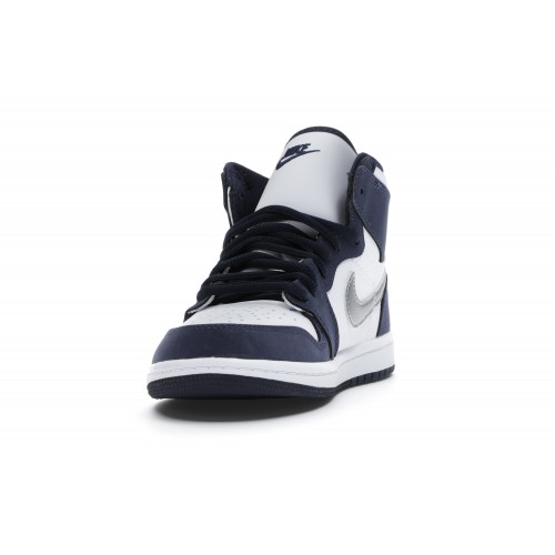 Кроссы Jordan 1 Retro High COJP Midnight Navy (PS) - детская сетка размеров