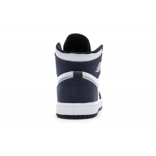 Кроссы Jordan 1 Retro High COJP Midnight Navy (PS) - детская сетка размеров