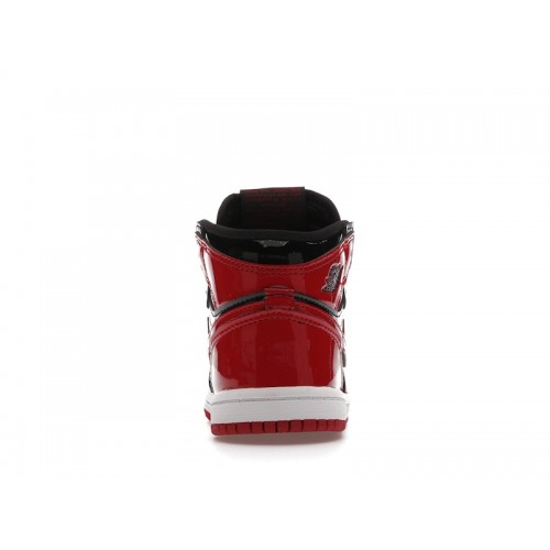 Air Jordan 1 Retro High OG TD Patent Bred - детская сетка размеров