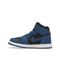 Малышам Jordan 1 Retro High OG Dark Marina Blue (TD)