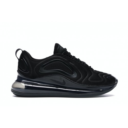 Кроссы Nike Air Max 720 Triple Black (GS) - подростковая сетка размеров