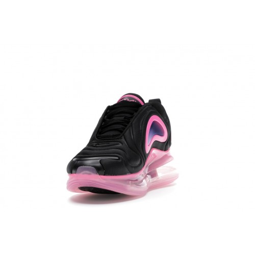 Кроссы Nike Air Max 720 Black Laser Fuchsia (GS) - подростковая сетка размеров