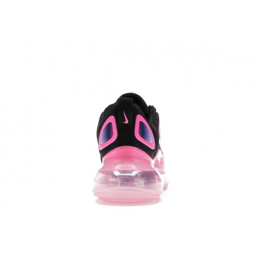 Кроссы Nike Air Max 720 Black Laser Fuchsia (GS) - подростковая сетка размеров