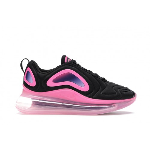 Кроссы Nike Air Max 720 Black Laser Fuchsia (GS) - подростковая сетка размеров