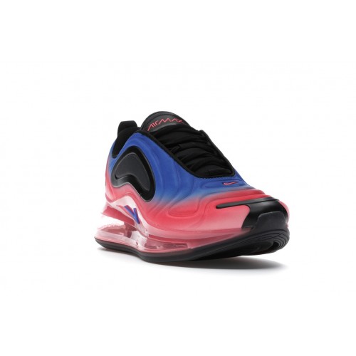 Кроссы Nike Air Max 720 Flash Crimson Racer Blue (GS) - подростковая сетка размеров
