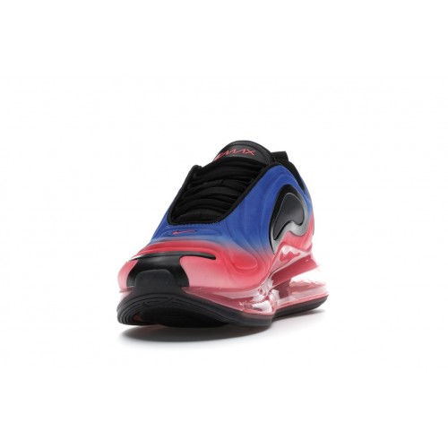 Кроссы Nike Air Max 720 Flash Crimson Racer Blue (GS) - подростковая сетка размеров