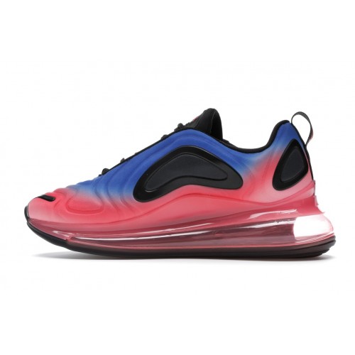 Кроссы Nike Air Max 720 Flash Crimson Racer Blue (GS) - подростковая сетка размеров