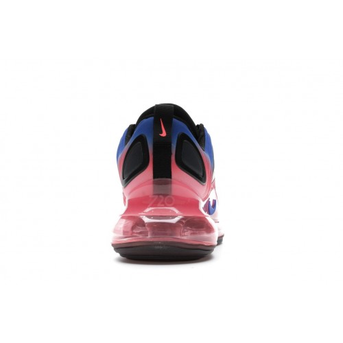 Кроссы Nike Air Max 720 Flash Crimson Racer Blue (GS) - подростковая сетка размеров