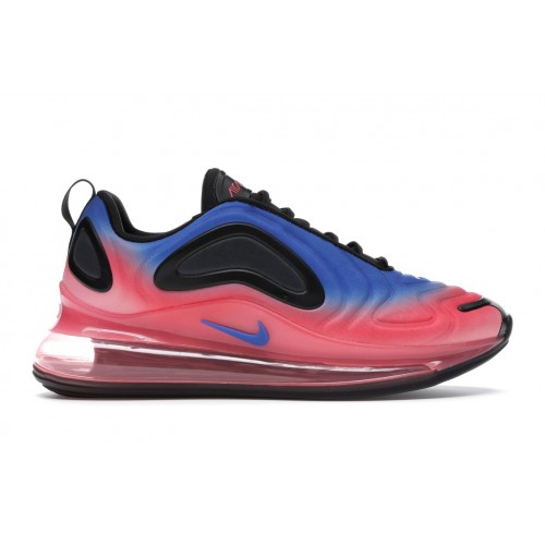 Кроссы Nike Air Max 720 Flash Crimson Racer Blue (GS) - подростковая сетка размеров