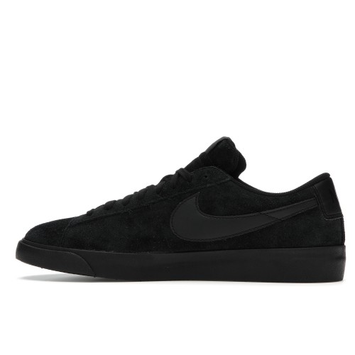 Кроссы Nike Blazer Low Black - мужская сетка размеров