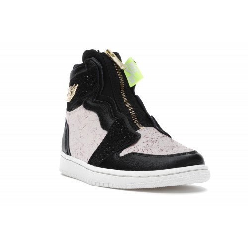 Кроссы Jordan 1 Retro High Zip Silt Red (W) - женская сетка размеров