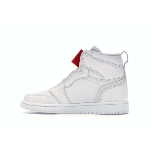 Кроссы Jordan 1 Retro High Zip White (W) - женская сетка размеров
