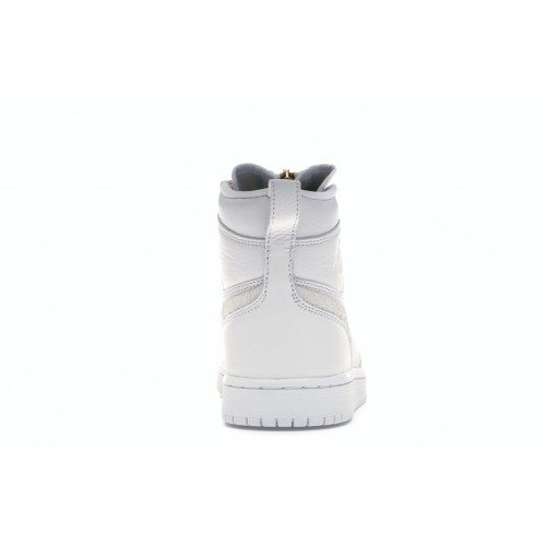 Кроссы Jordan 1 Retro High Zip White (W) - женская сетка размеров
