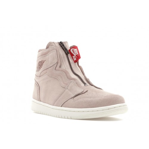 Кроссы Jordan 1 Retro High Zip Particle Beige (W) - женская сетка размеров