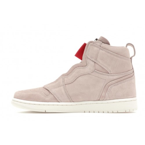 Кроссы Jordan 1 Retro High Zip Particle Beige (W) - женская сетка размеров