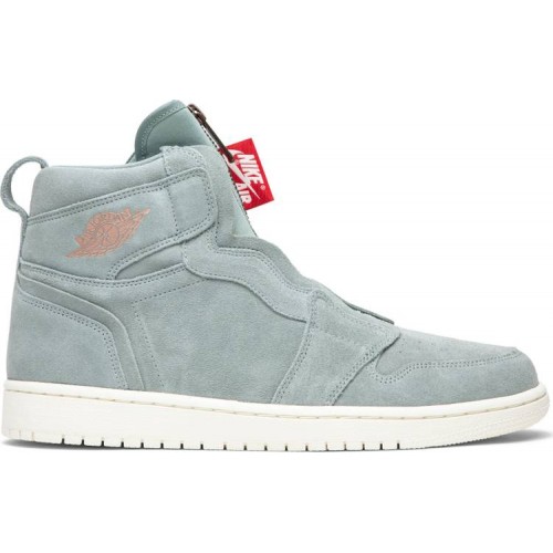 Кроссы Jordan 1 Retro High Zip Mica Green (W) - женская сетка размеров