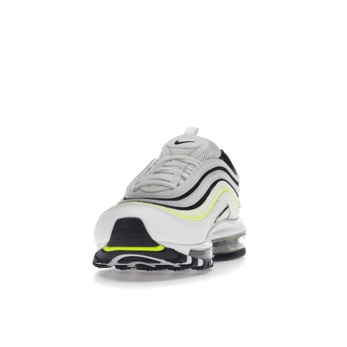 Кроссы Nike Air Max 97 White Black Volt - мужская сетка размеров