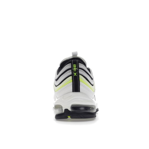 Кроссы Nike Air Max 97 White Black Volt - мужская сетка размеров