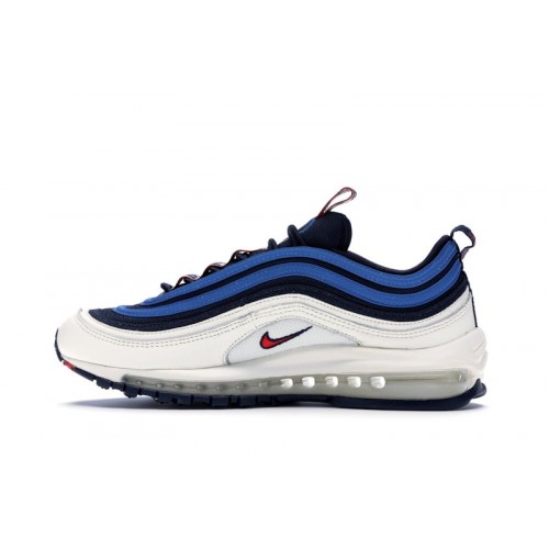 Кроссы Nike Air Max 97 Pull Tab Obsidian White - мужская сетка размеров