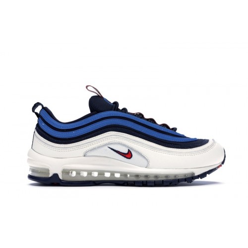 Кроссы Nike Air Max 97 Pull Tab Obsidian White - мужская сетка размеров