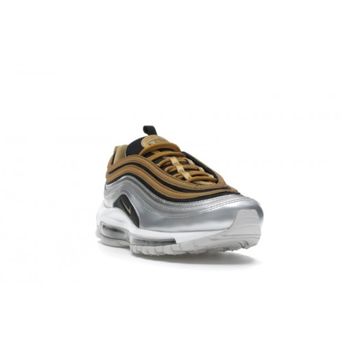 Кроссы Nike Air Max 97 Metallic Gold Black (W) - женская сетка размеров