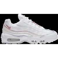 Женские Nike Air Max 95 Triple White (Rainbow Borders) (W)
