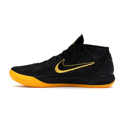 Кроссы Nike Kobe A.D. Mid Lakers Black Mamba - мужская сетка размеров