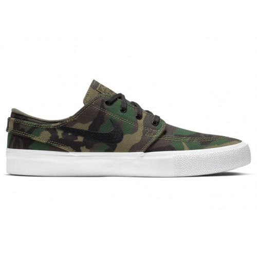 Кроссы Nike Zoom Stefan Janoski Canvas Premium SB Camo - мужская сетка размеров