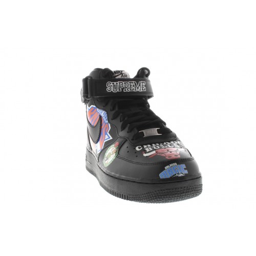 Мужские кроссовки Nike Air Force 1 Mid Supreme NBA Black