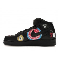 Nike Air Force 1 Mid Supreme NBA Black